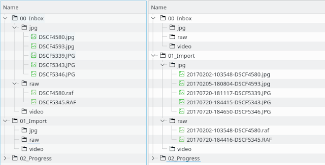 Vor- und nach der Umbenennung